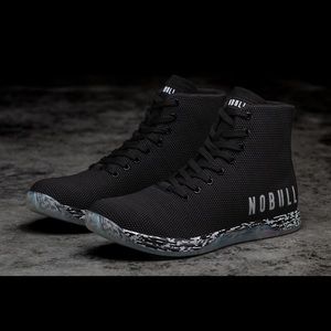 NOBULL HIGH-TOP BLACK STATIC GUM TRAINER (WOMEN’S)